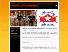 Tablet Screenshot of alamocitystrutters.com